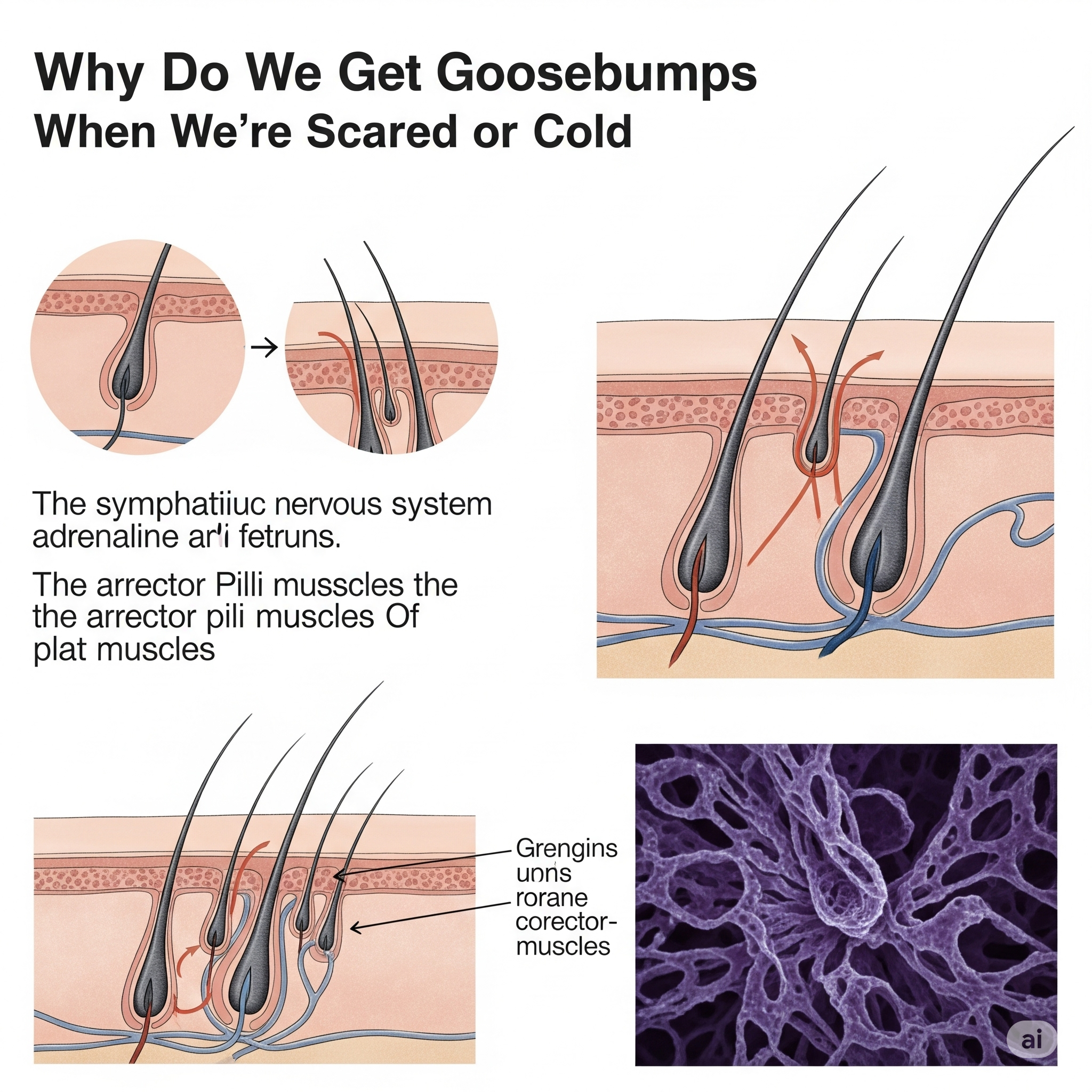 Why Do We Get Goosebumps When We’re Scared or Cold?