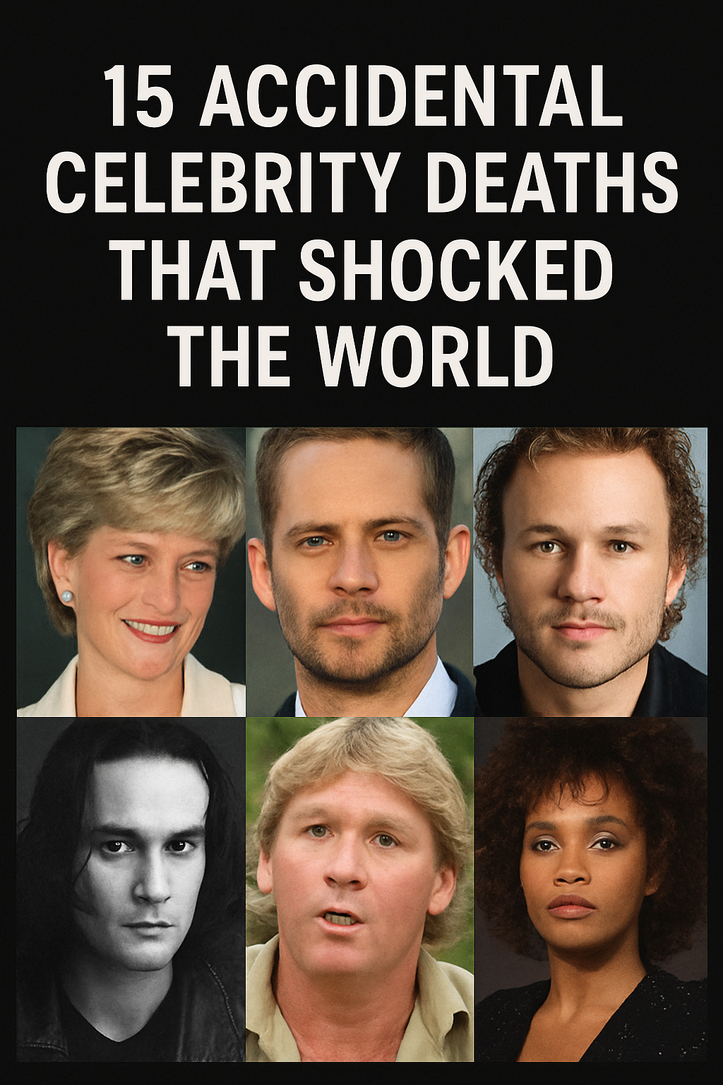 celebrity accidental deaths